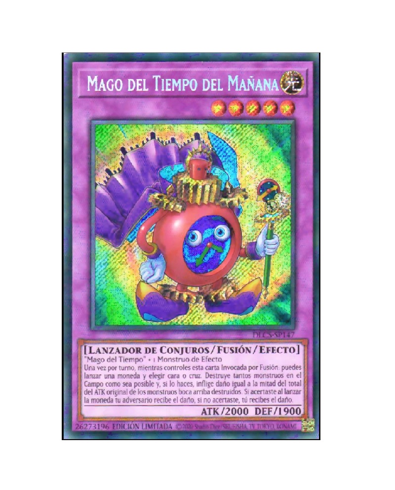Yugioh Mago del Tiempo del Mañana Secret Rare Edición Limitada - Konami