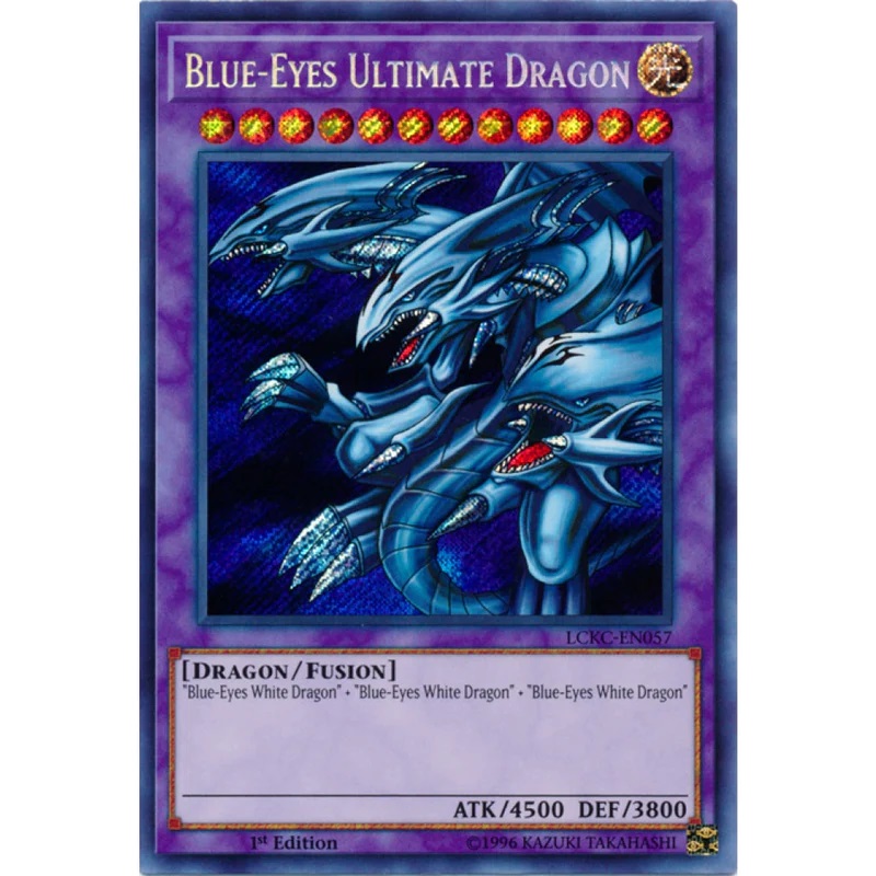 Yugioh Blue-Eyes Ultimate Dragon Secret Rare - Konami