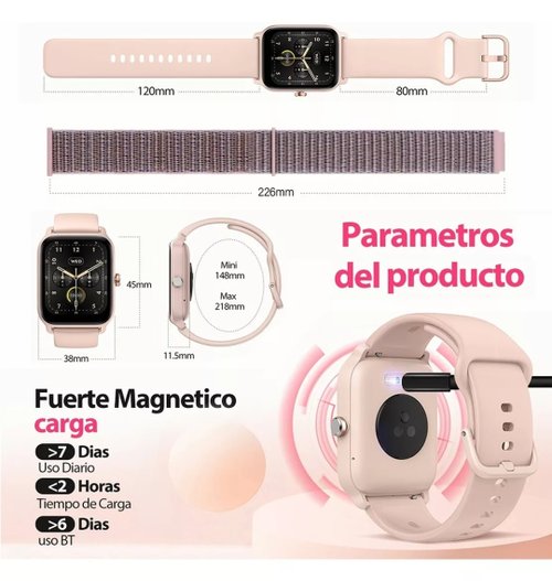 2023 Relojes Con Esfera Para Mujer Con Reloj Inteligente Con Llamada  Bluetooth