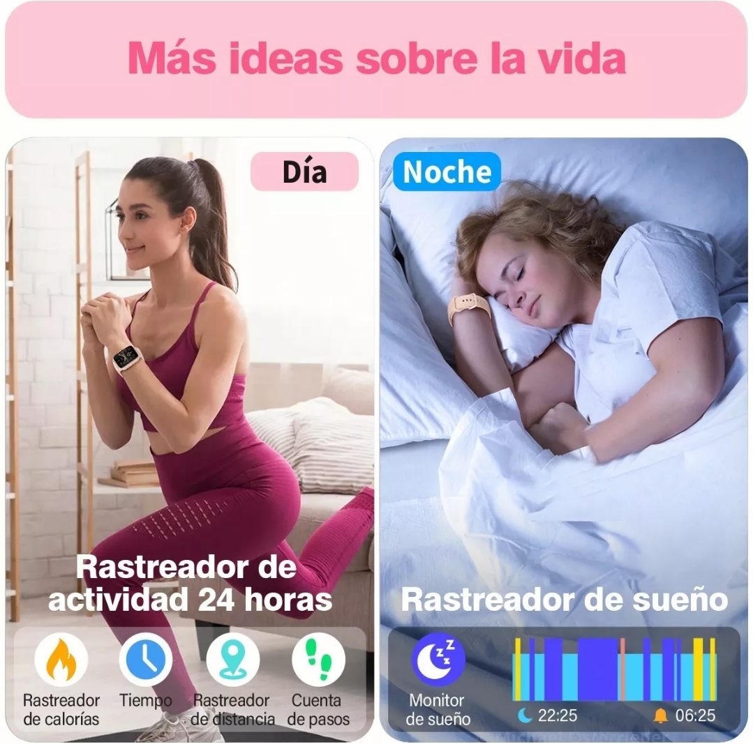 Smartwatch 1.8'' Reloj Inteligente Bluetooth Llamada Alexa