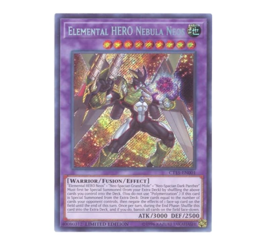 Yugioh Elemental HERO Nebula Neos Secret Rare - Konami