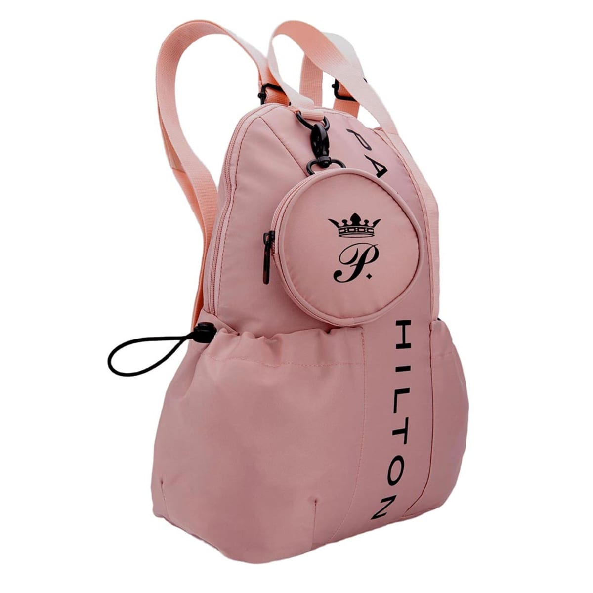 Mochila casual urbana de mujer color rosa, marca Paris Hilton, tipo backpack, mod. 1041025
