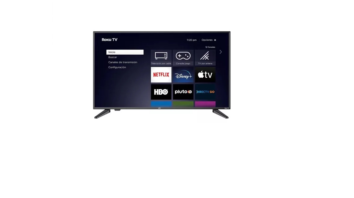 Volver Pantalla Jvc 43 Roku Smart Tv Full Hd Si43frf Tipo Frameless