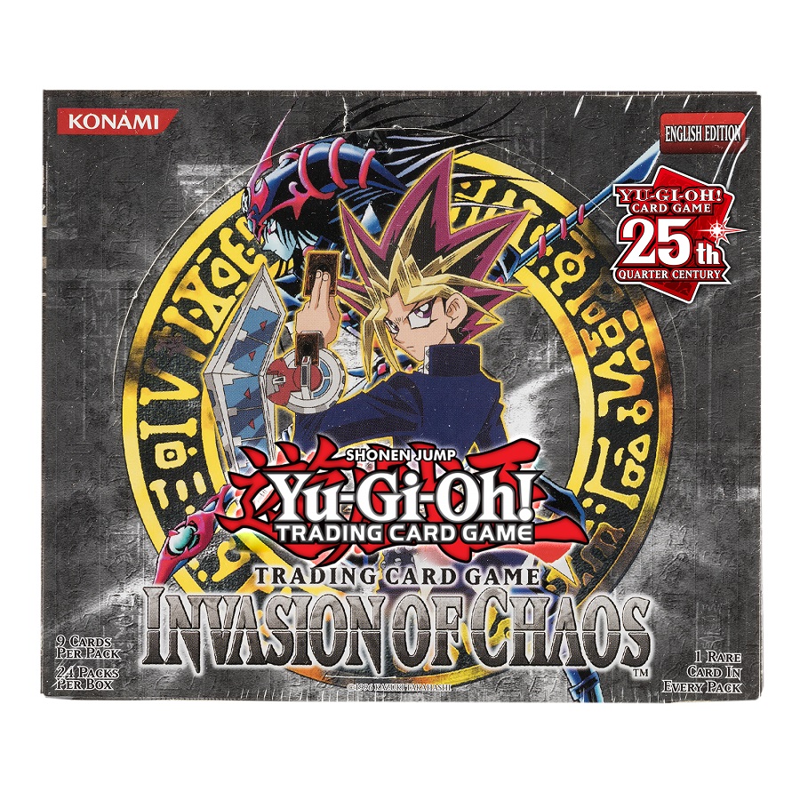 Yugioh Invasion of Chaos 25th Aniversary Caja con 24 sobres - Konami