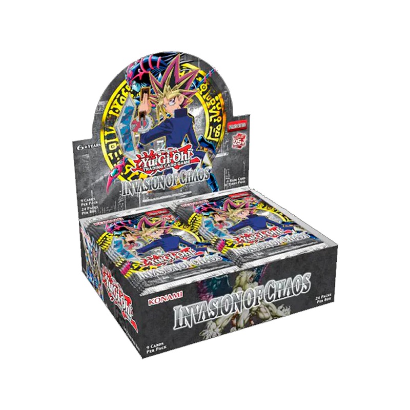 Yugioh Invasion of Chaos 25th Aniversary Caja con 24 sobres - Konami