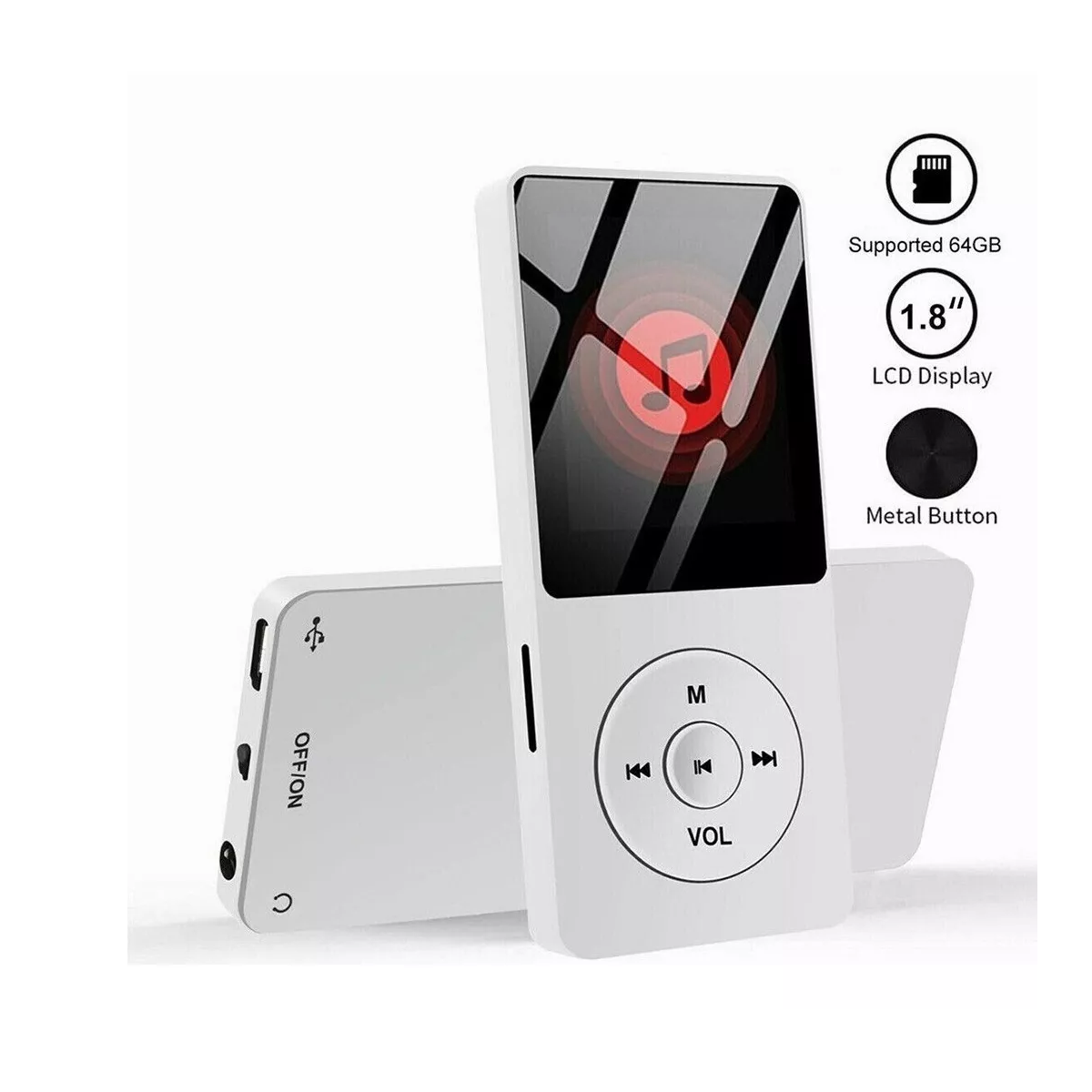 Reproductor Mp3 Mp4 Bluetooth Con Radio Y Grabadora