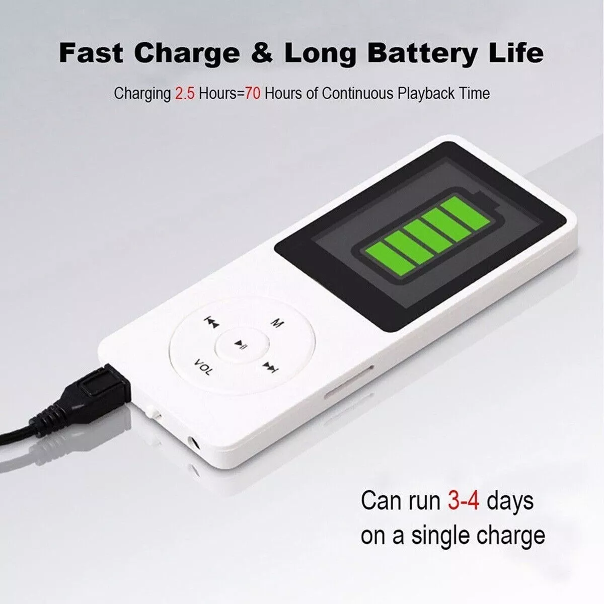 Reproductor Mp3 Mp4 Bluetooth Con Radio Y Grabadora