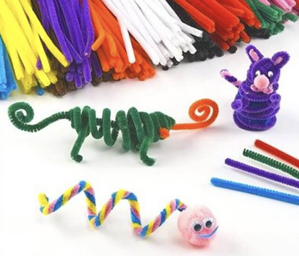 Chenille Limpiapipas Chenilla Manualidades Diy Mate 100Pzas varios colores