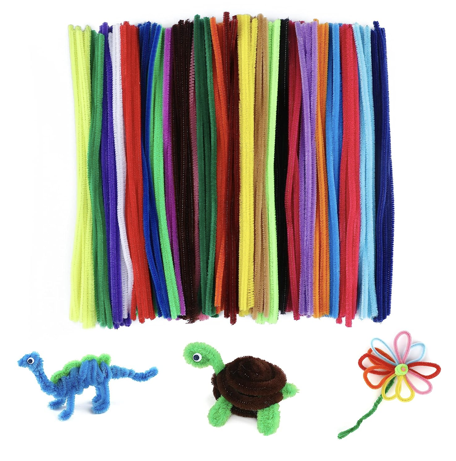 Chenille Limpiapipas Chenilla Manualidades Diy Mate 100Pzas varios colores