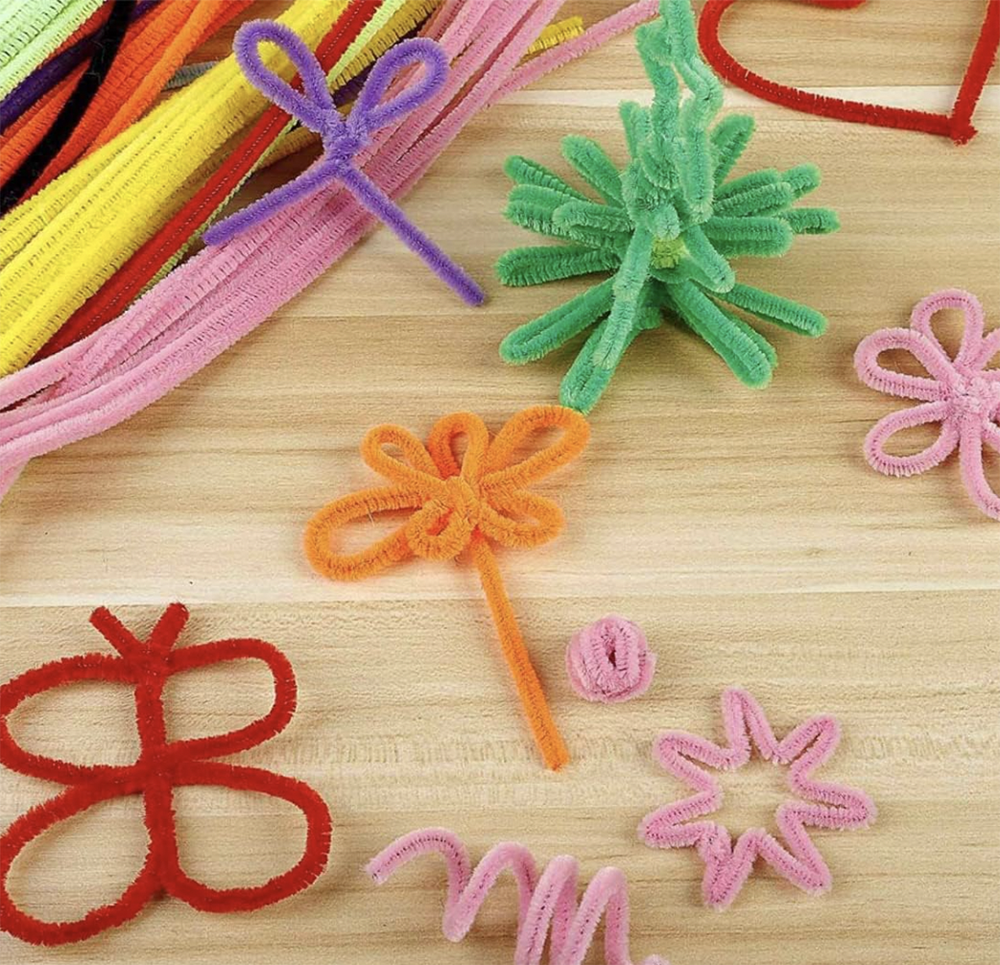 Chenille Limpiapipas Chenilla Manualidades Diy Mate 100Pzas varios colores