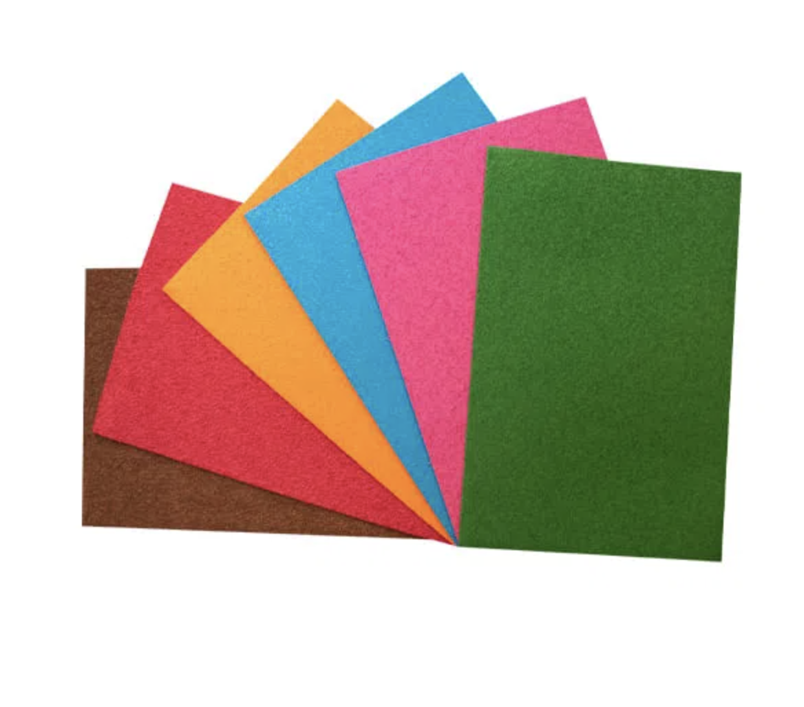 Set 5 Foamy Toalla En Tamaño Carta Para Manualidad Diy Fomi toalla