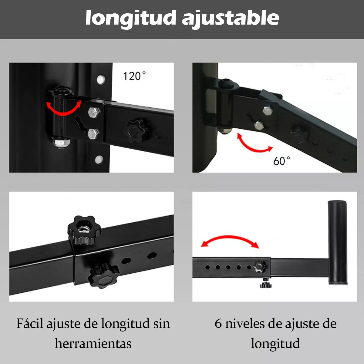 Soporte De Bafle Bocina Pared, Base Pedestal Stand 50kg 2pcs