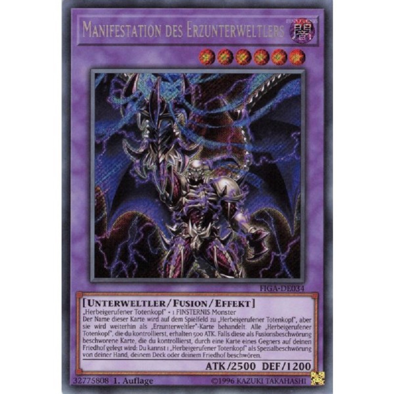 Yugioh Archfiend's Manifestation Secret Rare 1st Edition - Konami