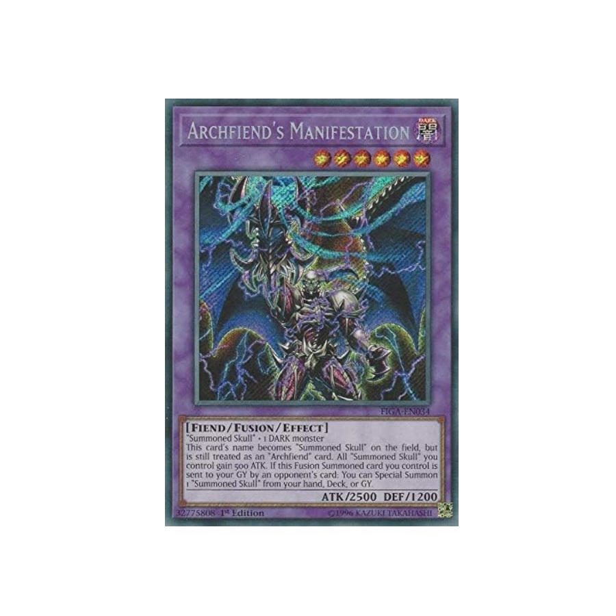 Yugioh Archfiend's Manifestation Secret Rare 1st Edition - Konami