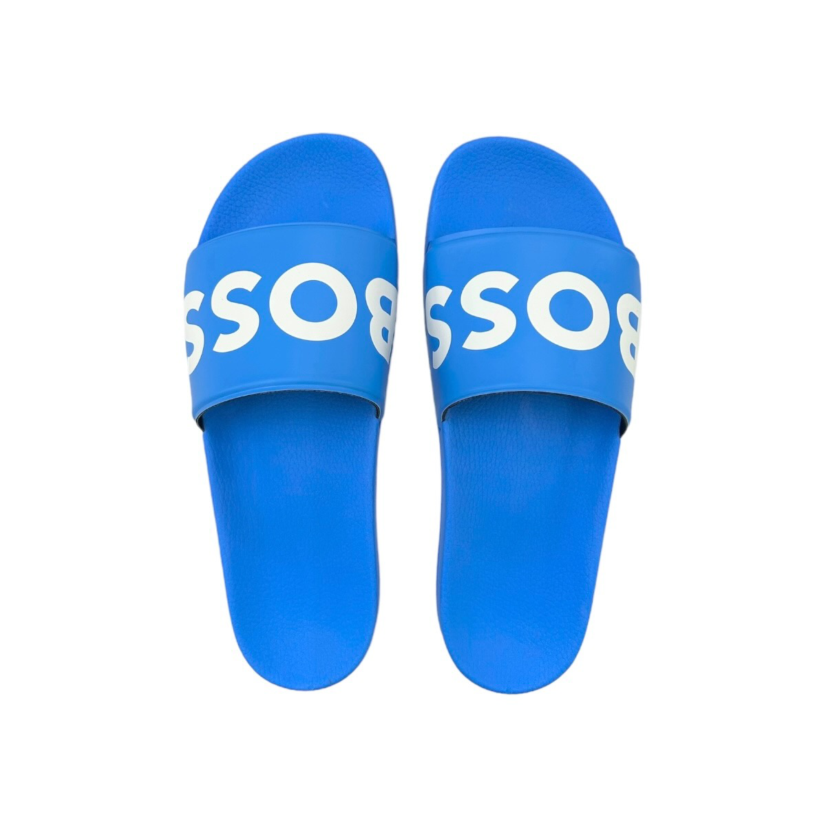 Sandalia Boss De Baño Azul Para Hombre - Nueva Y Original