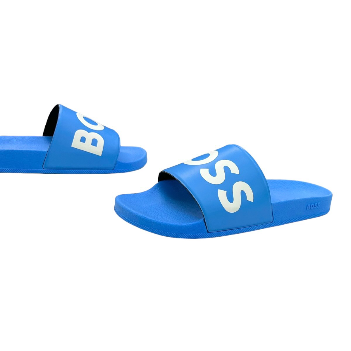 Sandalia Boss De Baño Azul Para Hombre - Nueva Y Original