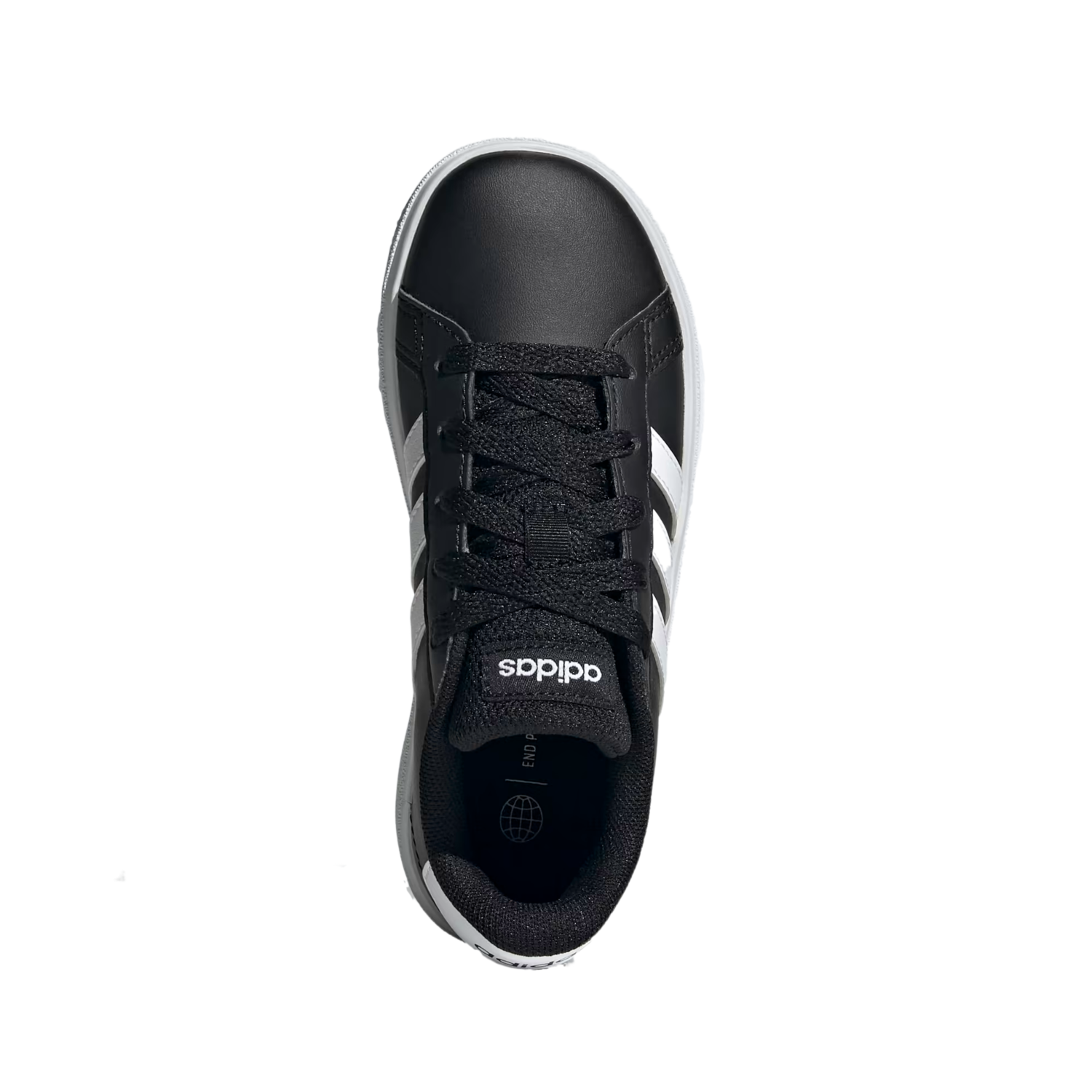 Tenis Casuales Adidas Grand Court 2.0 K negro GW6503