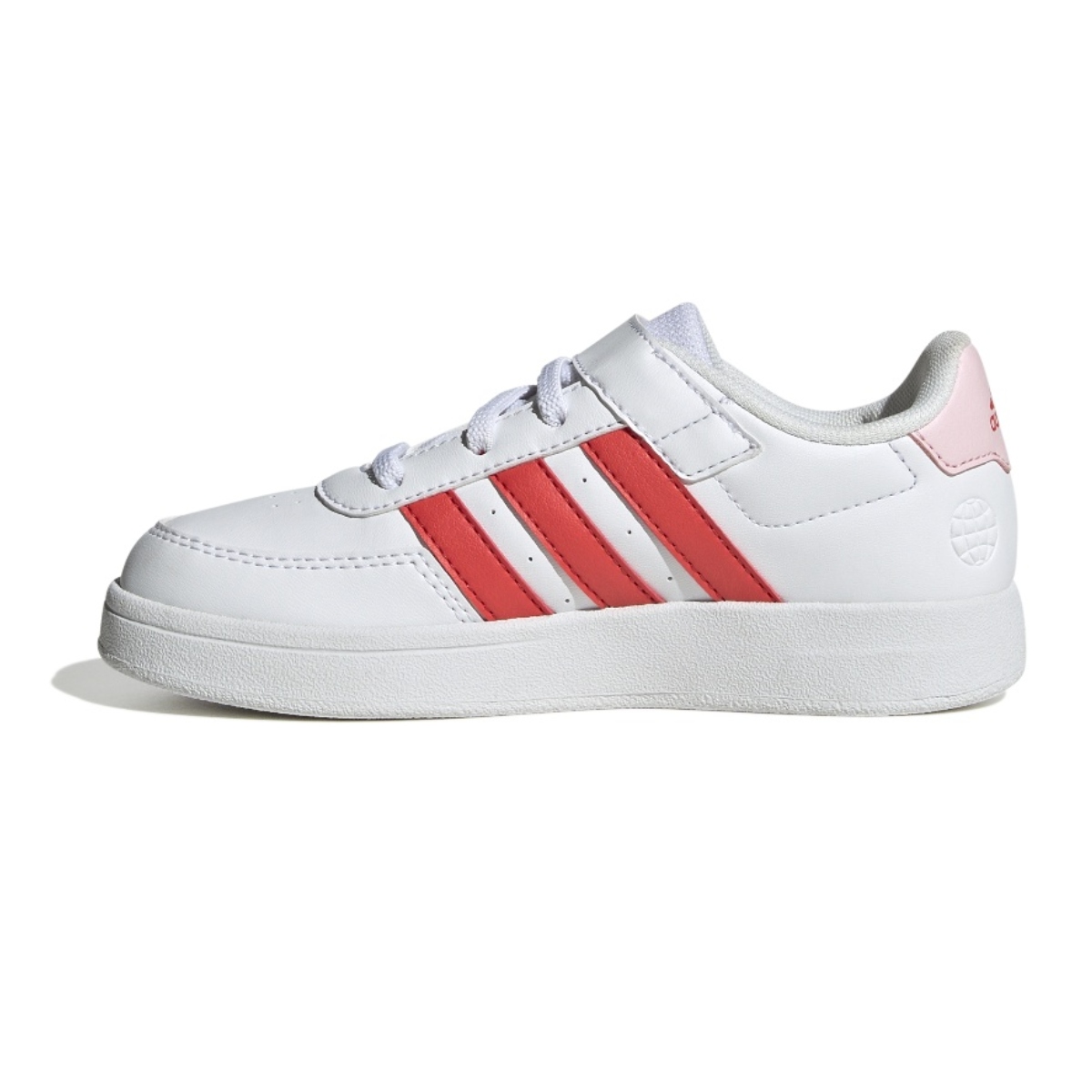 TENIS ADIDAS BREAKNET 2.0 BLANCO-ROJO PARA NIÑAS HP8967