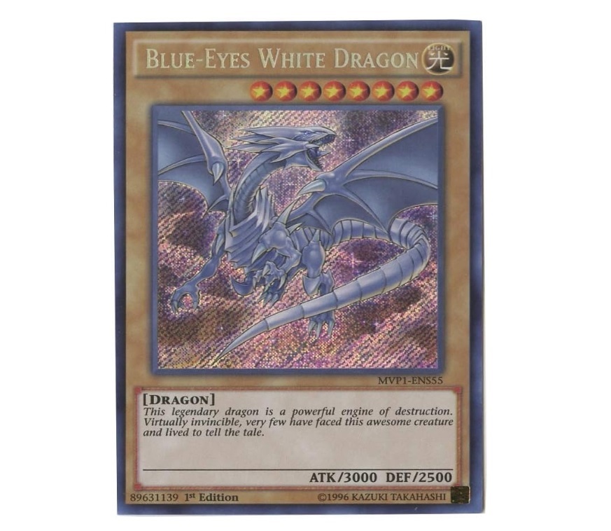 Yugioh Dragon Blanco de Ojos Azules Secret Rare 1er Edición - Konami
