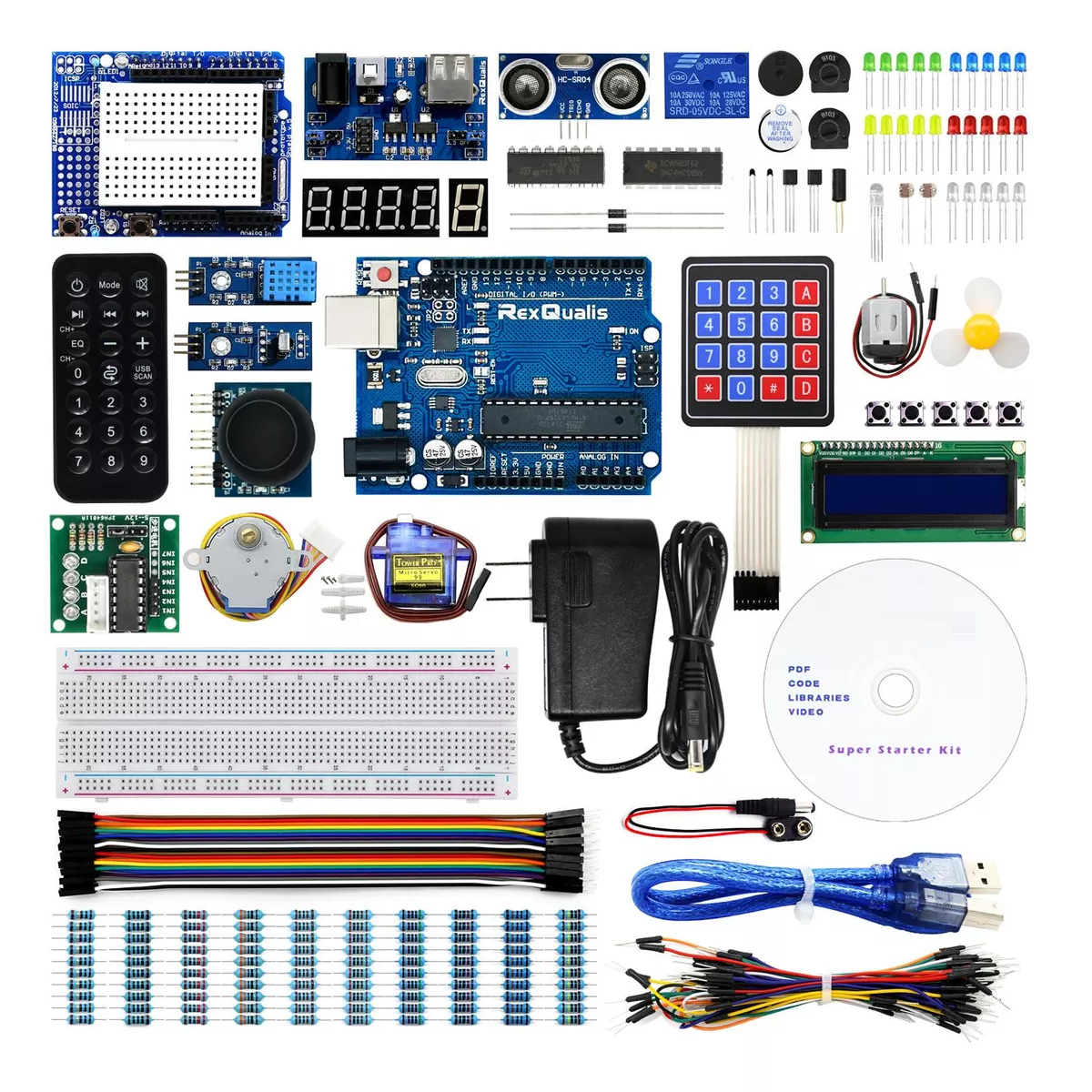 Kit Compatible Con Arduino Uno Con Español Tutorial