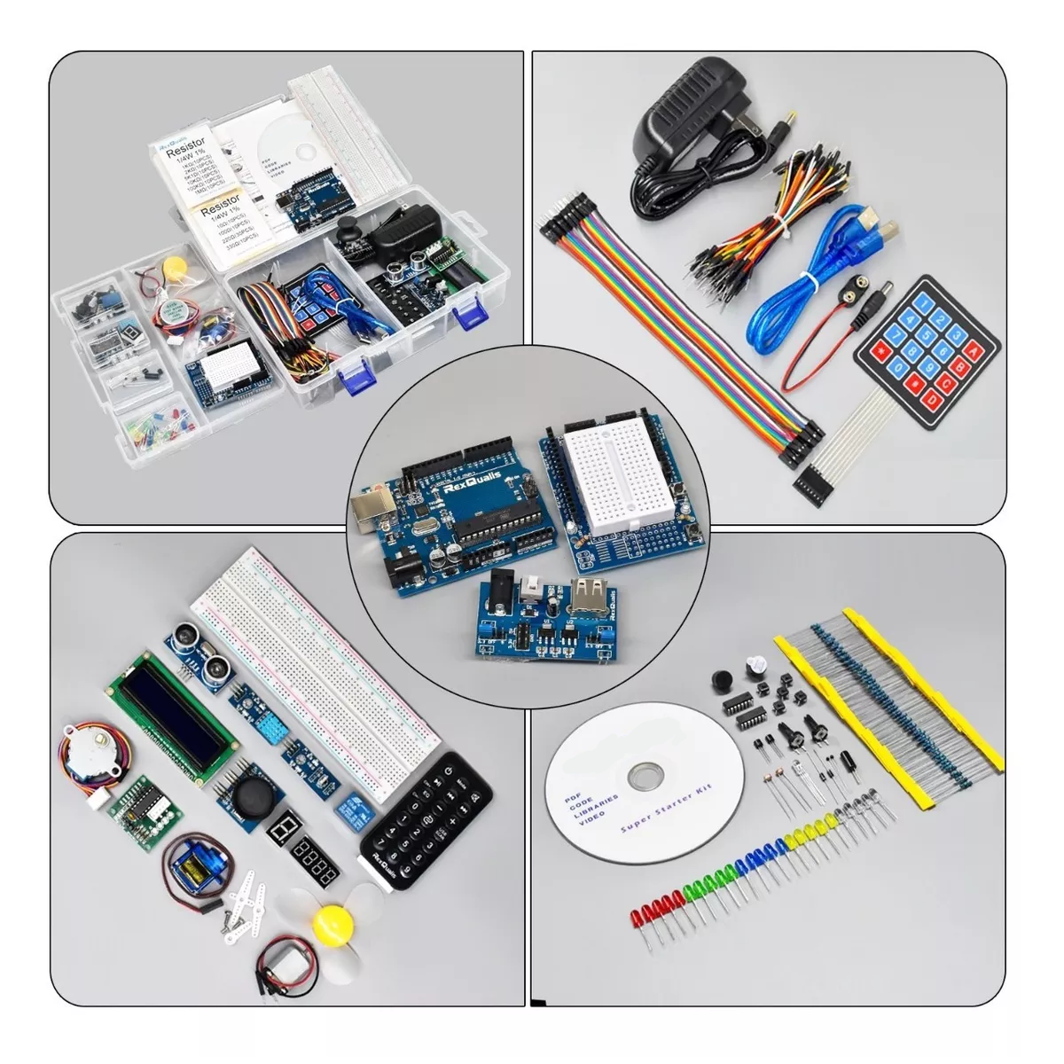 Kit Compatible Con Arduino Uno Con Español Tutorial