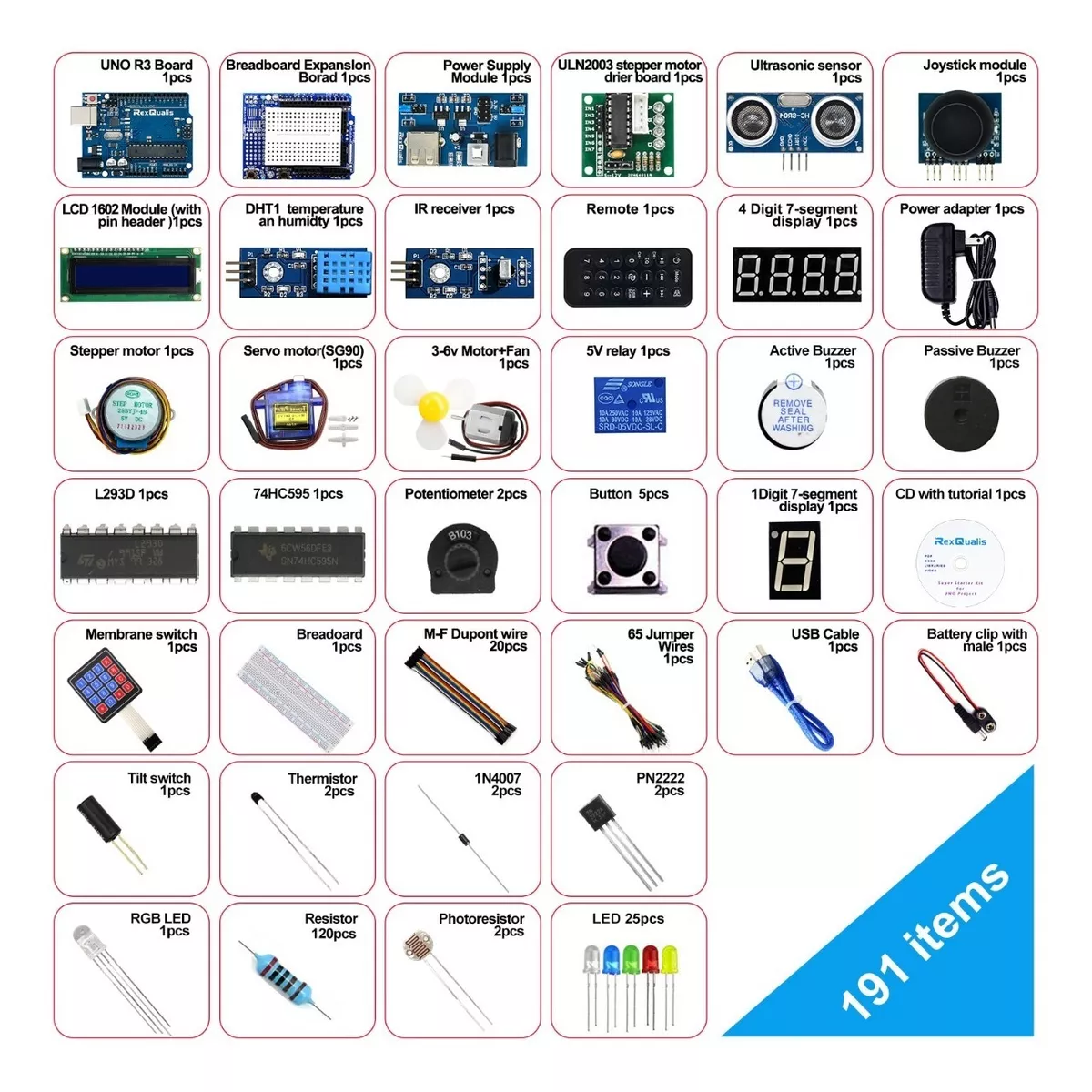 Kit Compatible Con Arduino Uno Con Español Tutorial
