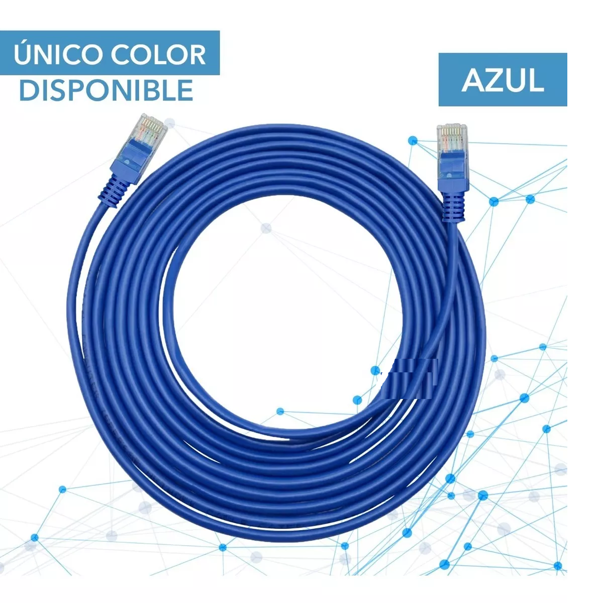 Cable Ethernet Lan Red Cat5 30 Metros