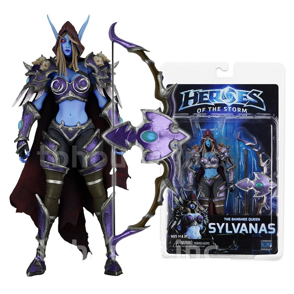 Sylvanas Windrunner Wow World Of Warcraft Figura Neca Heroes