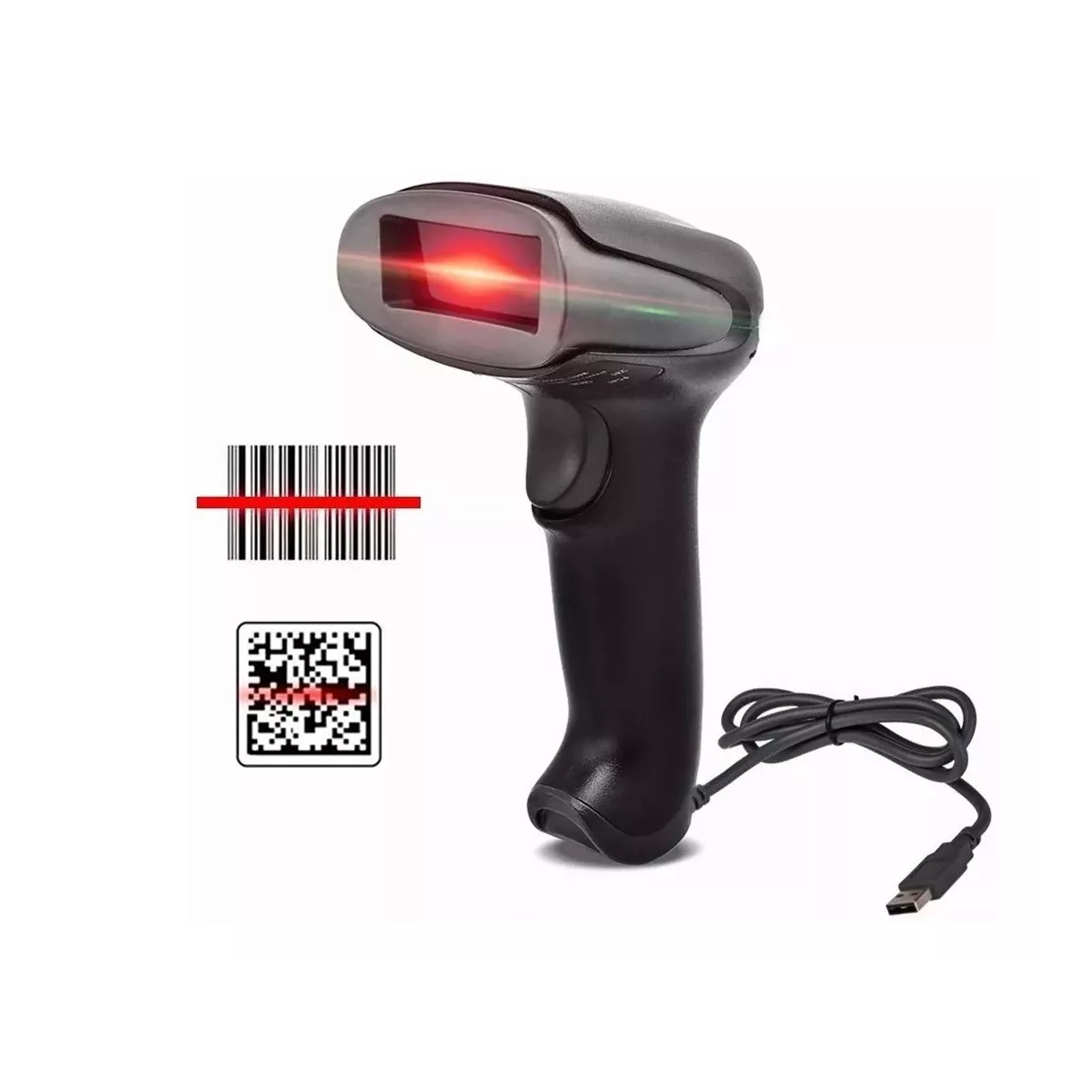 VulTech BC-07 Lettore Di Codici A Barre 2D E QR, USB, Resistente IP54, Cadute Fino A 2m, Per Shop Farmacia Magazzino, Lettura Su Carta E Display