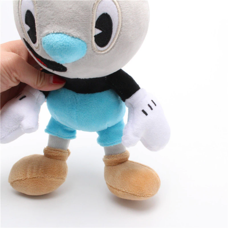 Mugman Cuphead Dont Deal Devil Muñeco Peluche Figura 25cm