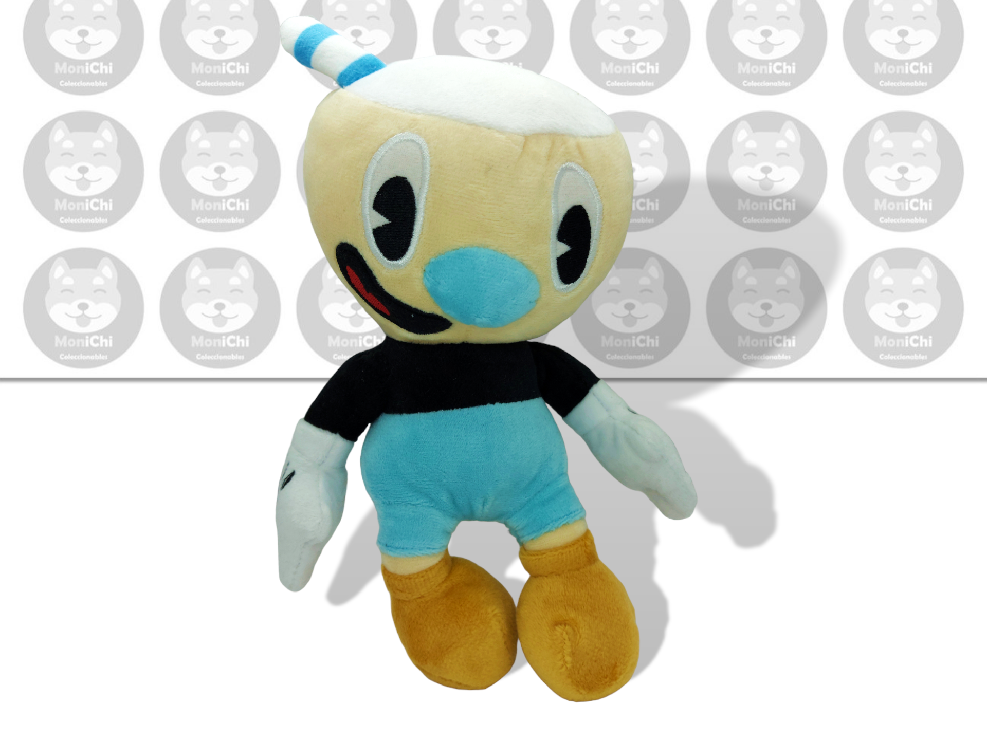 Mugman Cuphead Dont Deal Devil Muñeco Peluche Figura 25cm