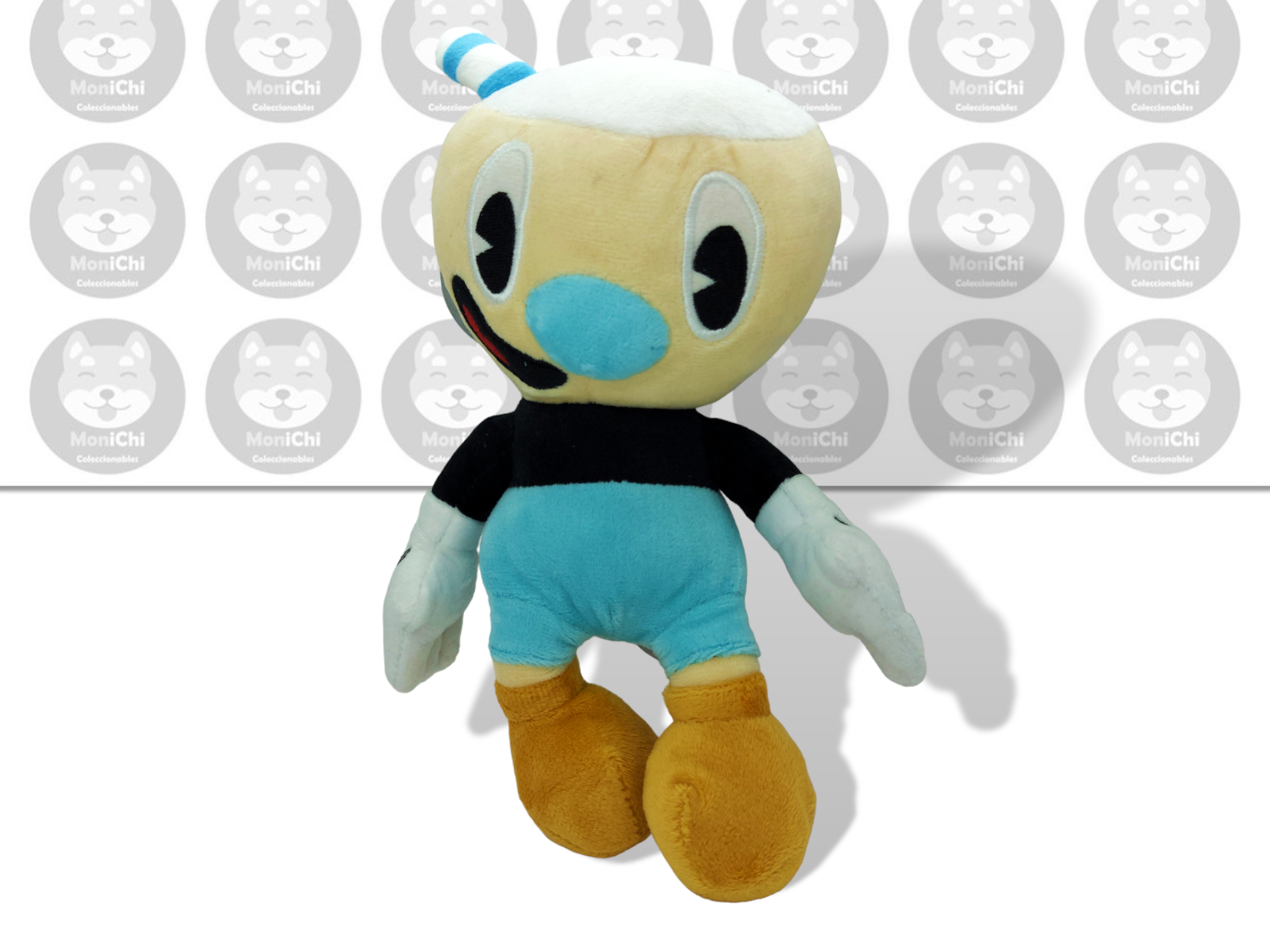 Mugman Cuphead Dont Deal Devil Muñeco Peluche Figura 25cm