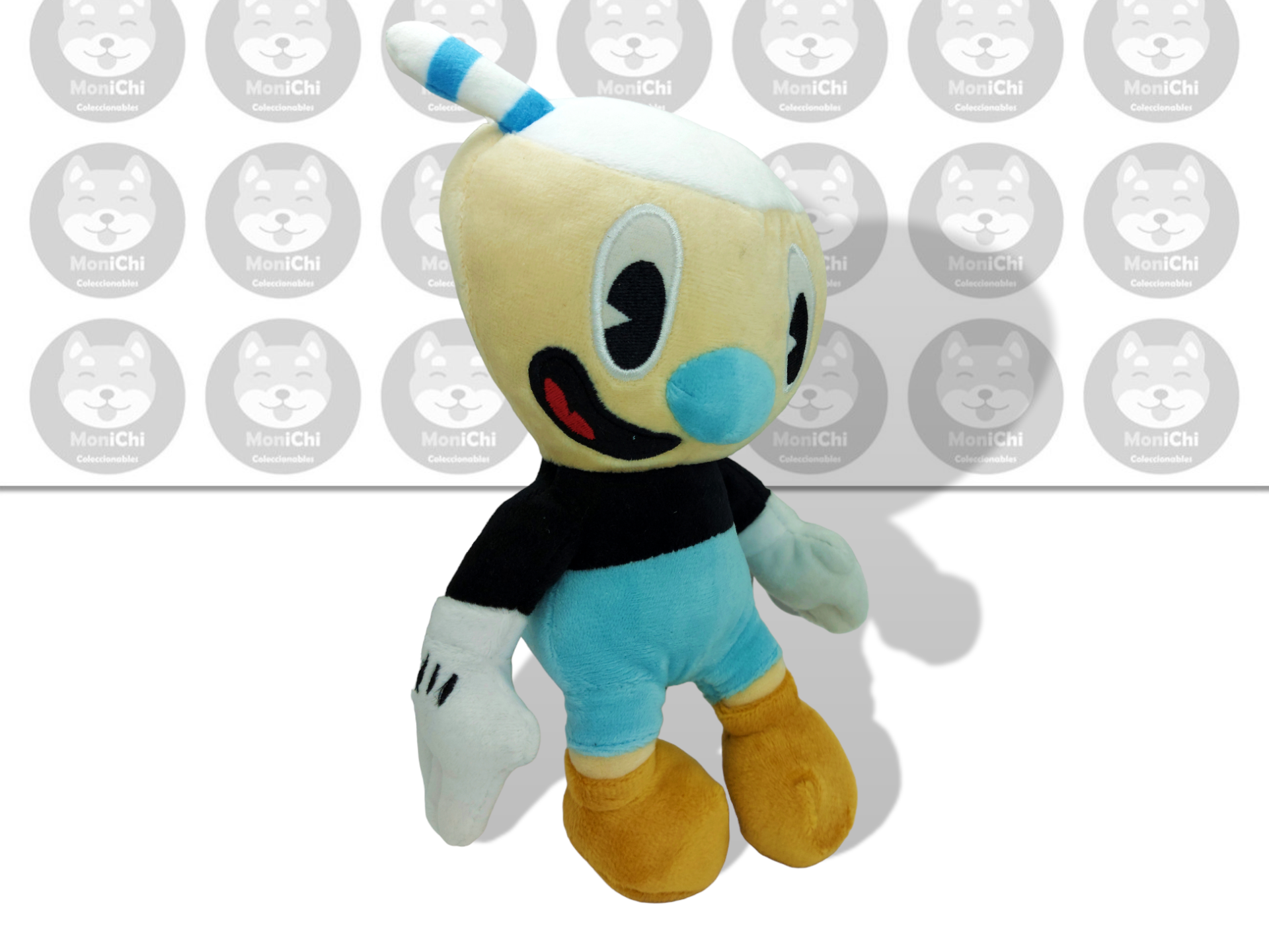 Mugman Cuphead Dont Deal Devil Muñeco Peluche Figura 25cm