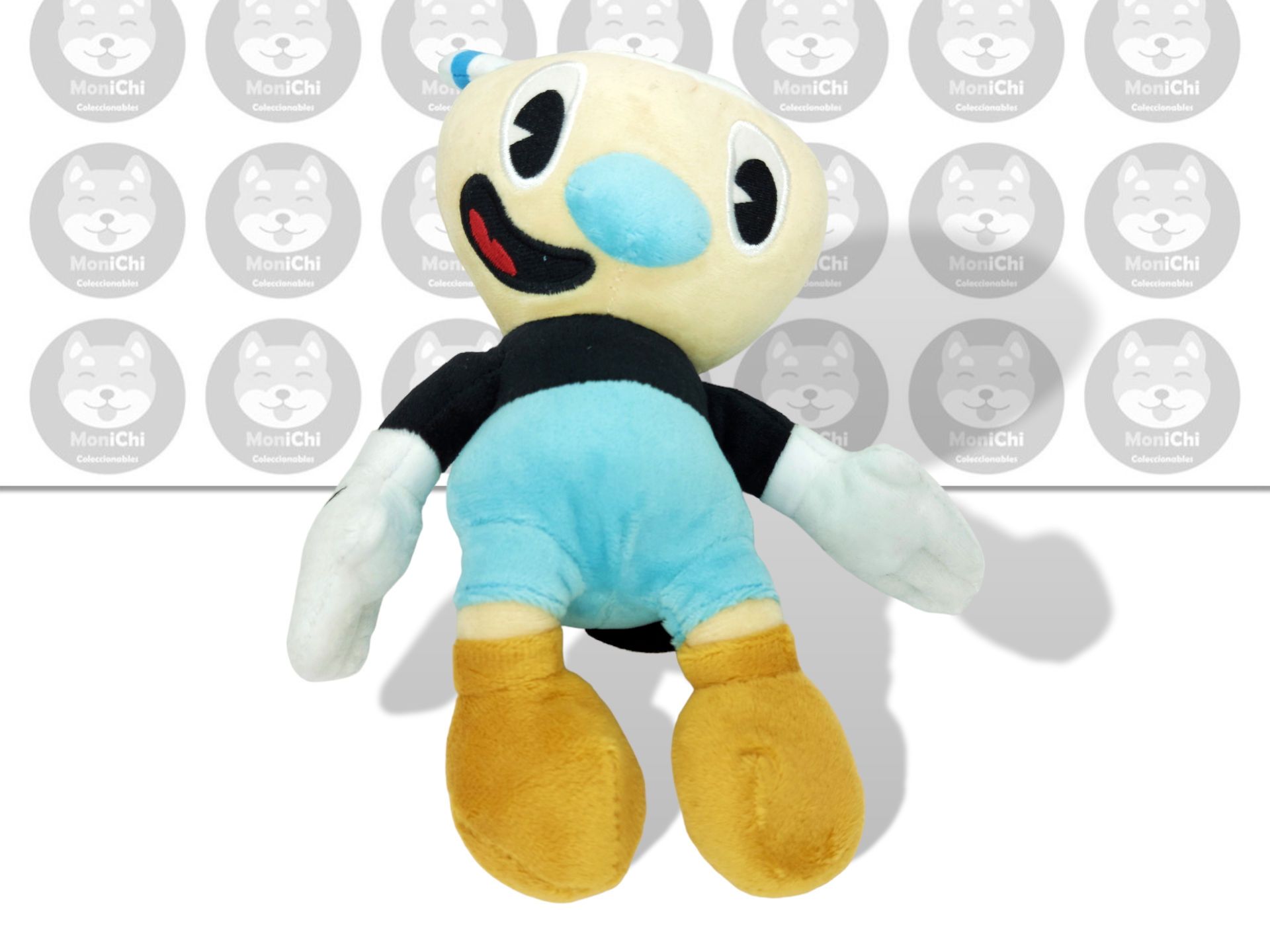 Mugman Cuphead Dont Deal Devil Muñeco Peluche Figura 25cm