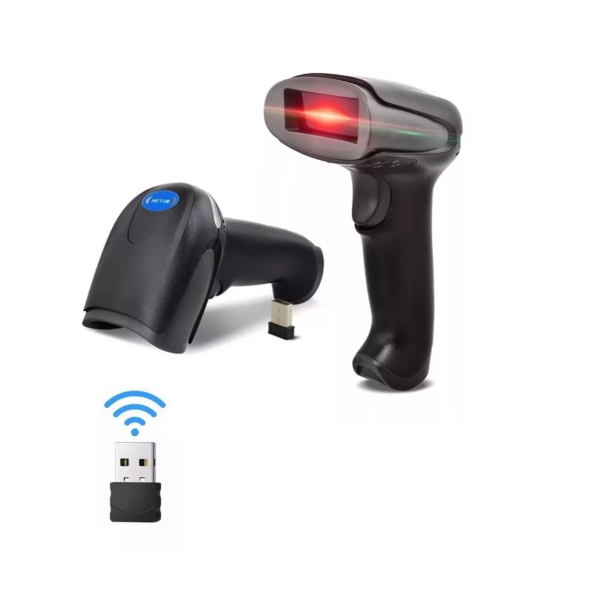 Lector Codigo De Barras Láser Usb Inalámbrico 120m