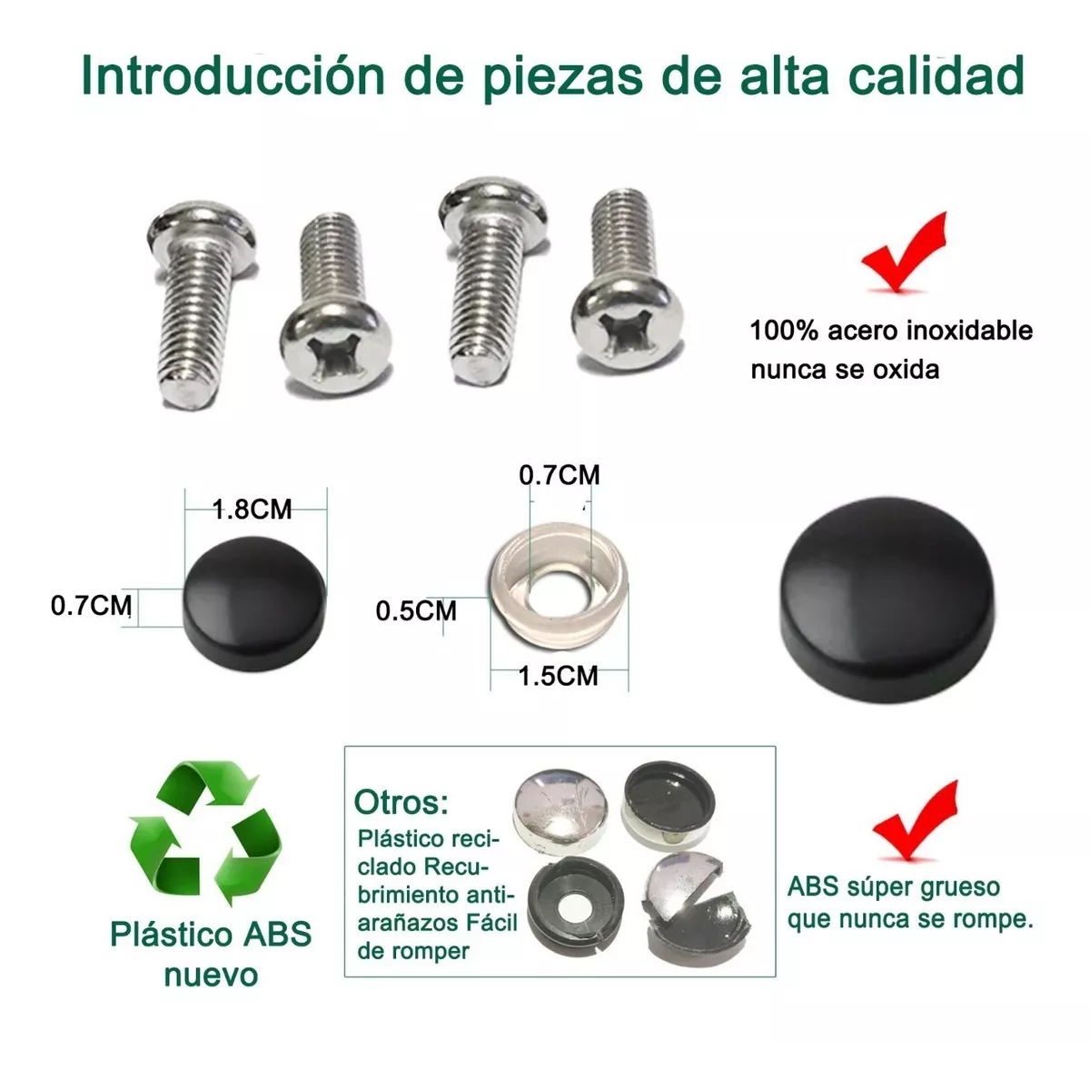 Porta Placas Universal Estilo Fibra De Carbono 1par