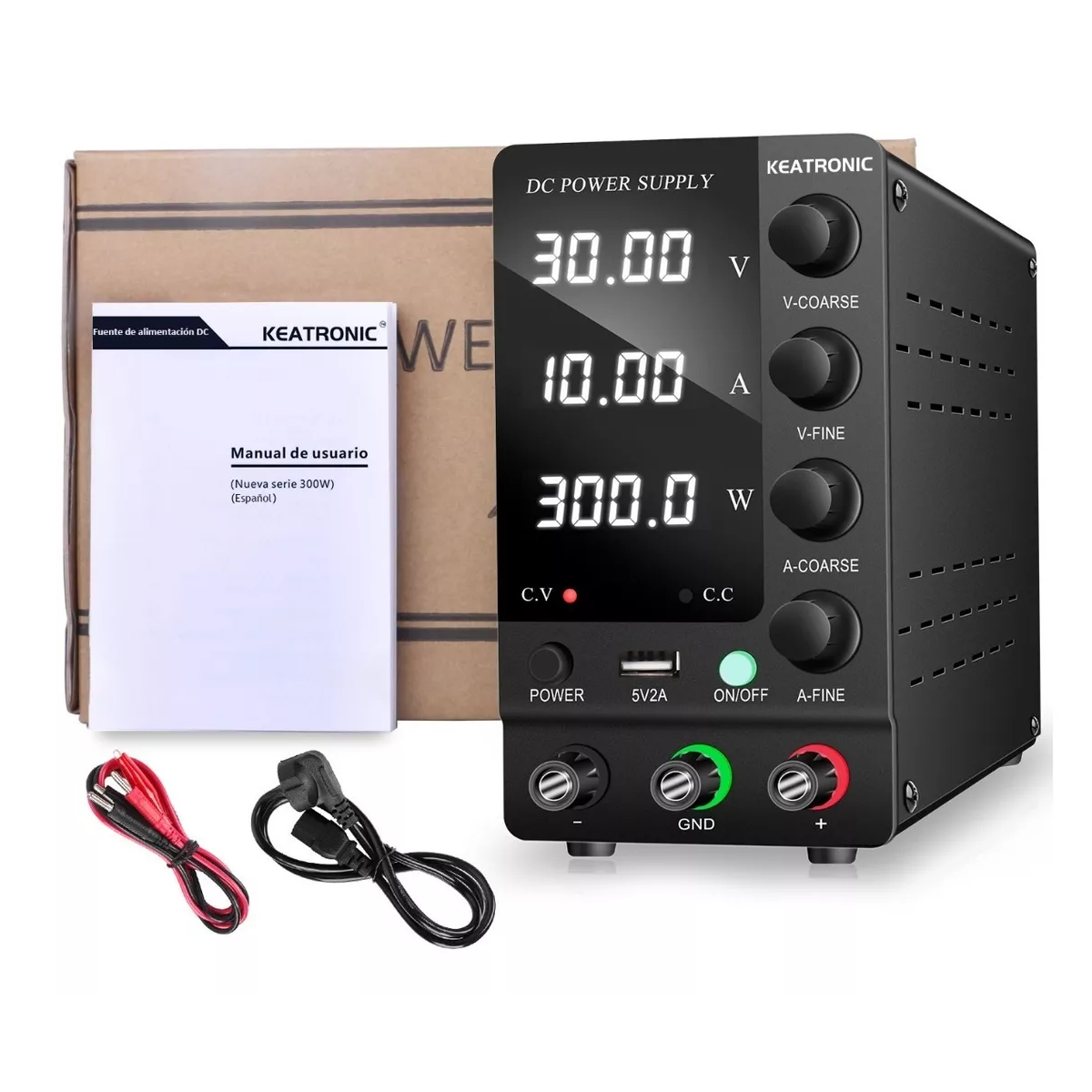 Fuente De Alimentación Regulada Laboratorio 110v 10a-30v