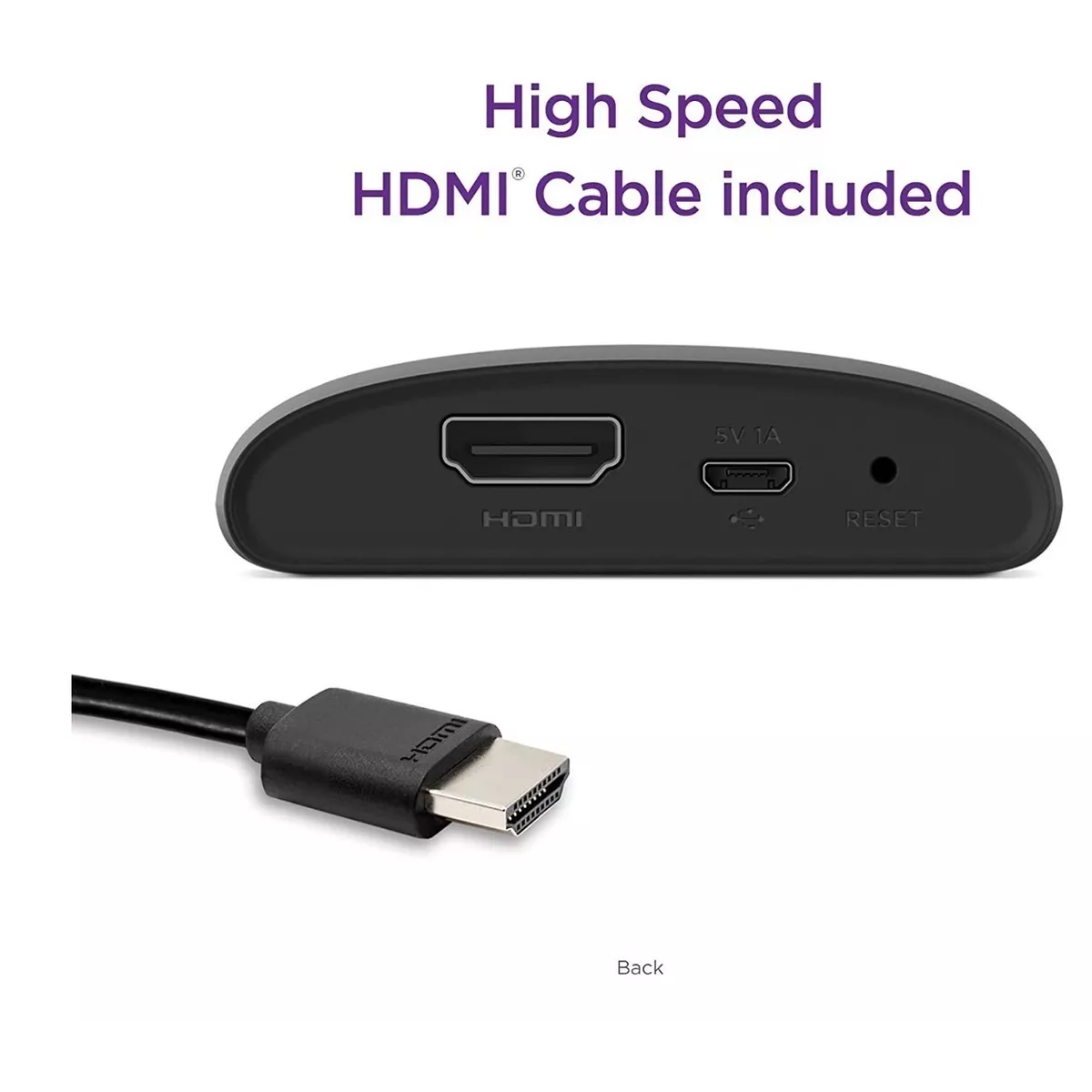 Roku Express 4K+ 3941 control de voz 4K negro