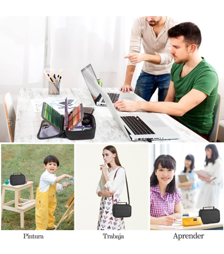 Estuche lapicera escolar gran capacidad 