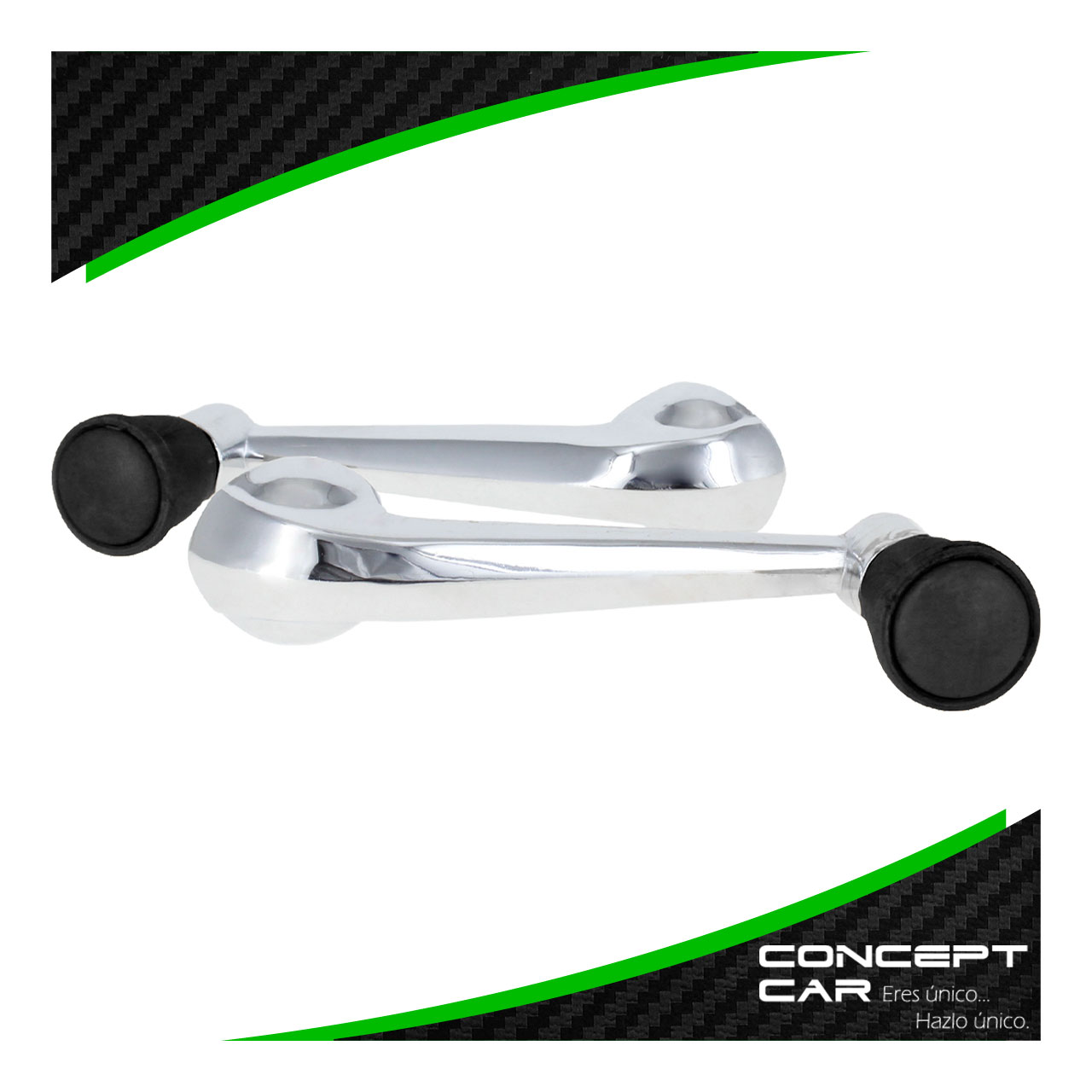 Par Manijas Para Elevar Vidrios Cromo Vw Vocho Clasicas