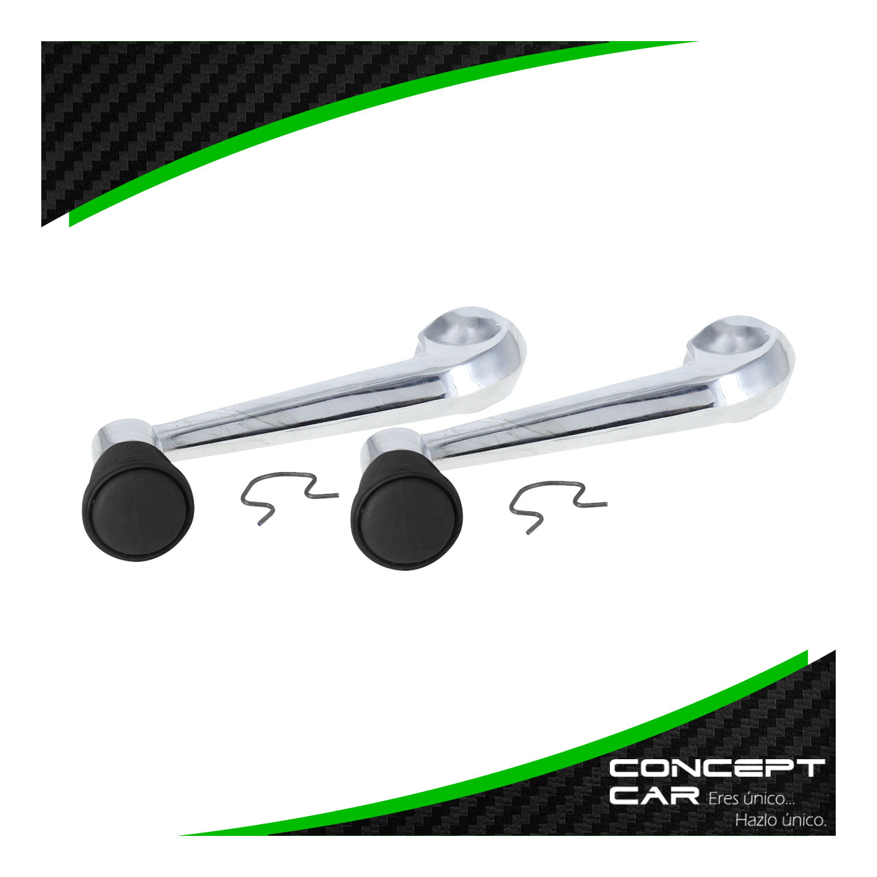 Par Manijas Para Elevar Vidrios Cromo Vw Vocho Clasicas