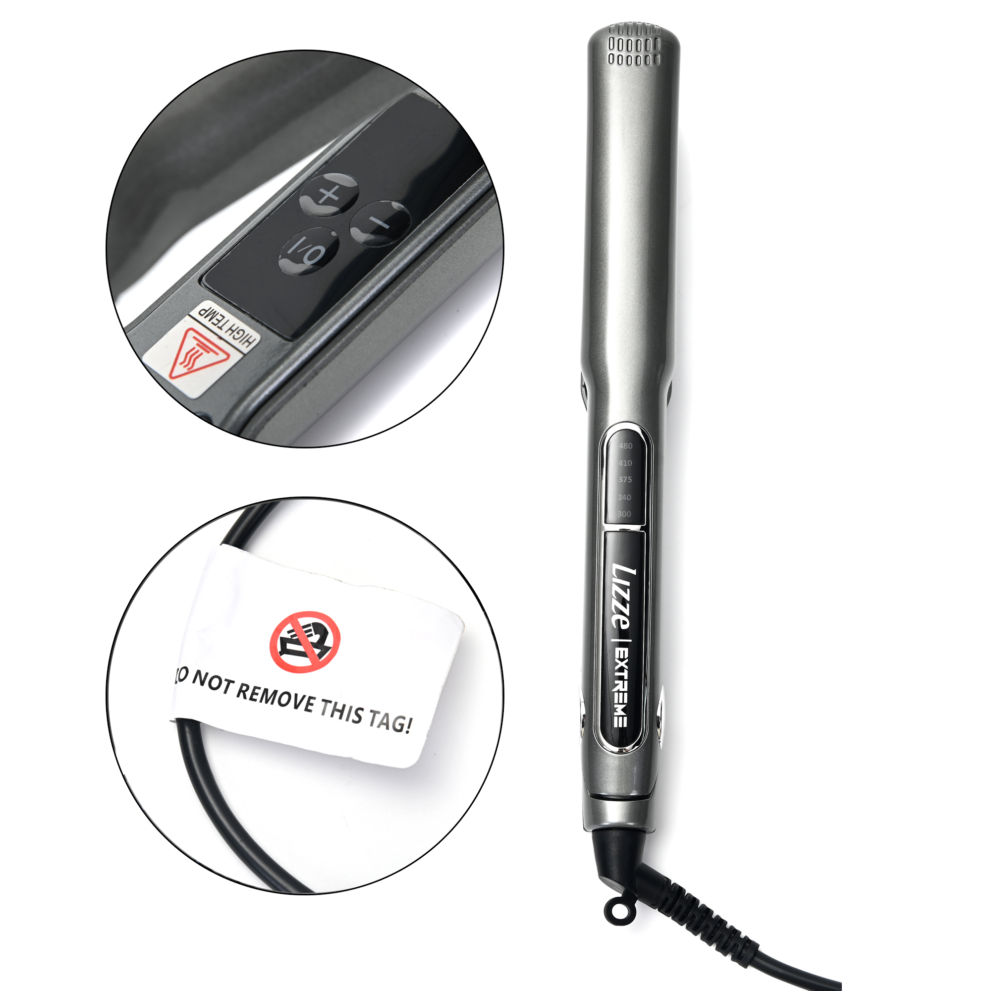 Plancha Lizze Extreme 480f Placas Titanium Sellar