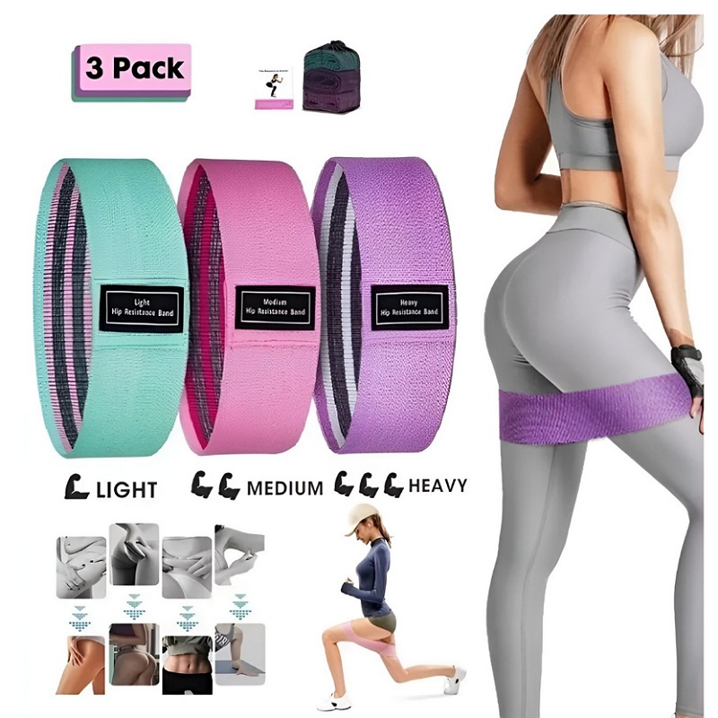 Ligas De Resistencia, 3 Pcs Bandas De Ejercicio