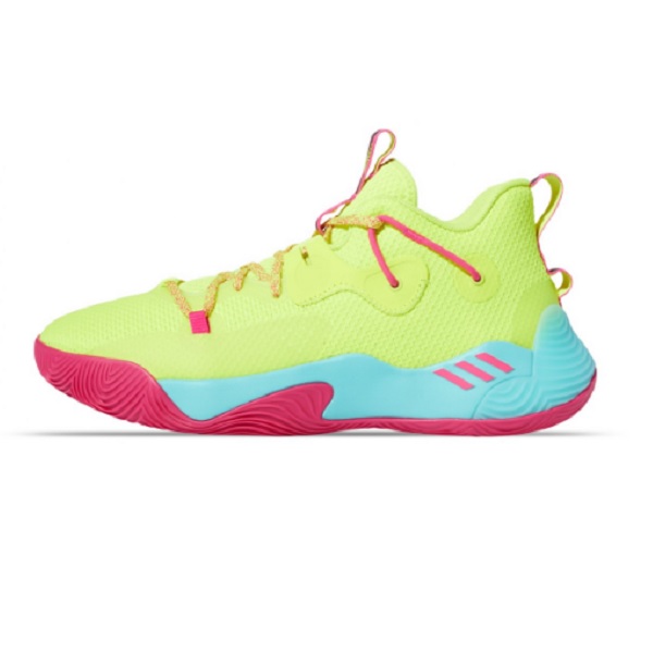 Tenis Adidas Harden Stepback 3 Amarillo/Rosa Basketball Hombre