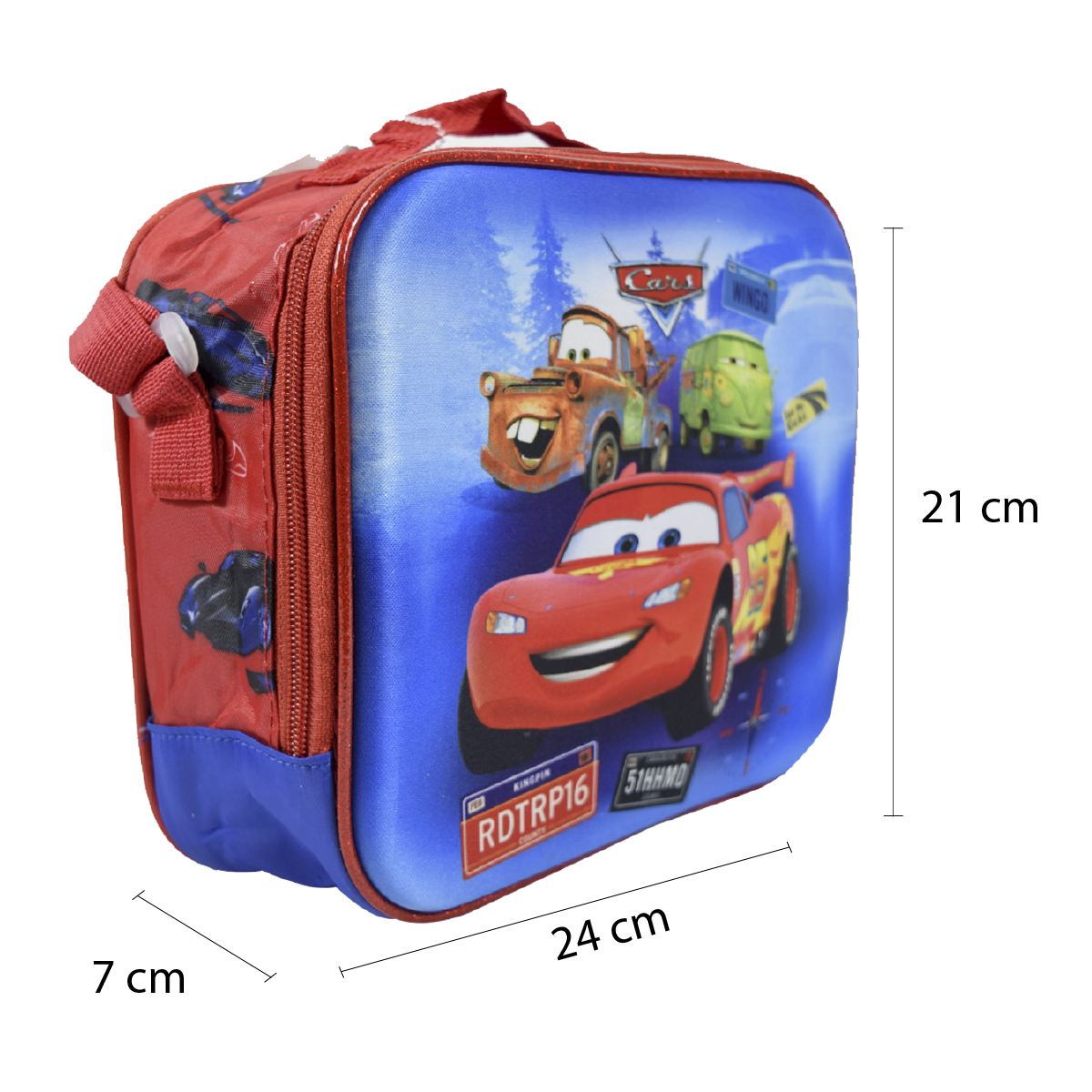 Lonchera Térmica Diseño Cars para Niños