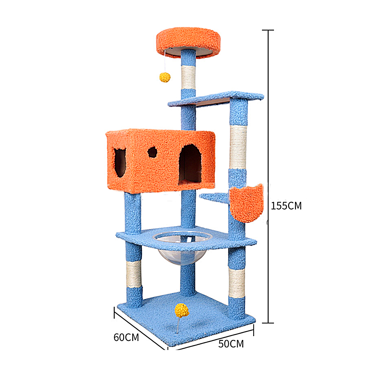 Árbol Rascador Para Gato Mueble Torre 5 Niveles