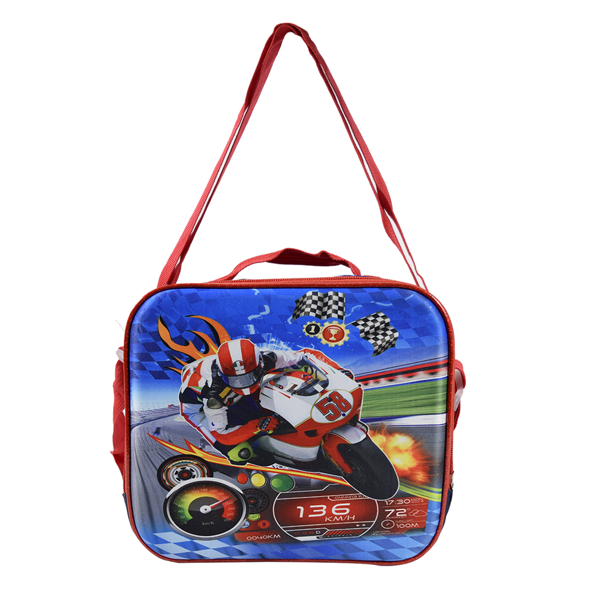 Lonchera Térmica Diseño Motos para Niños