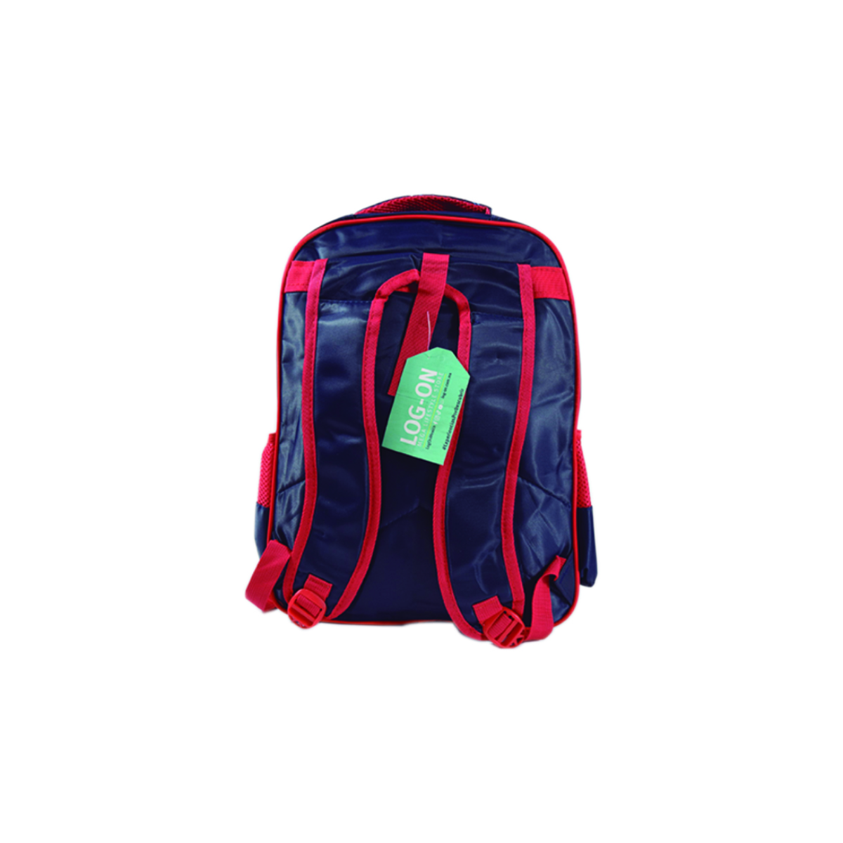 3 En 1 Mochila Colorera Y Lonchera Escolar Luces Led Log-on Diseño Spiderman