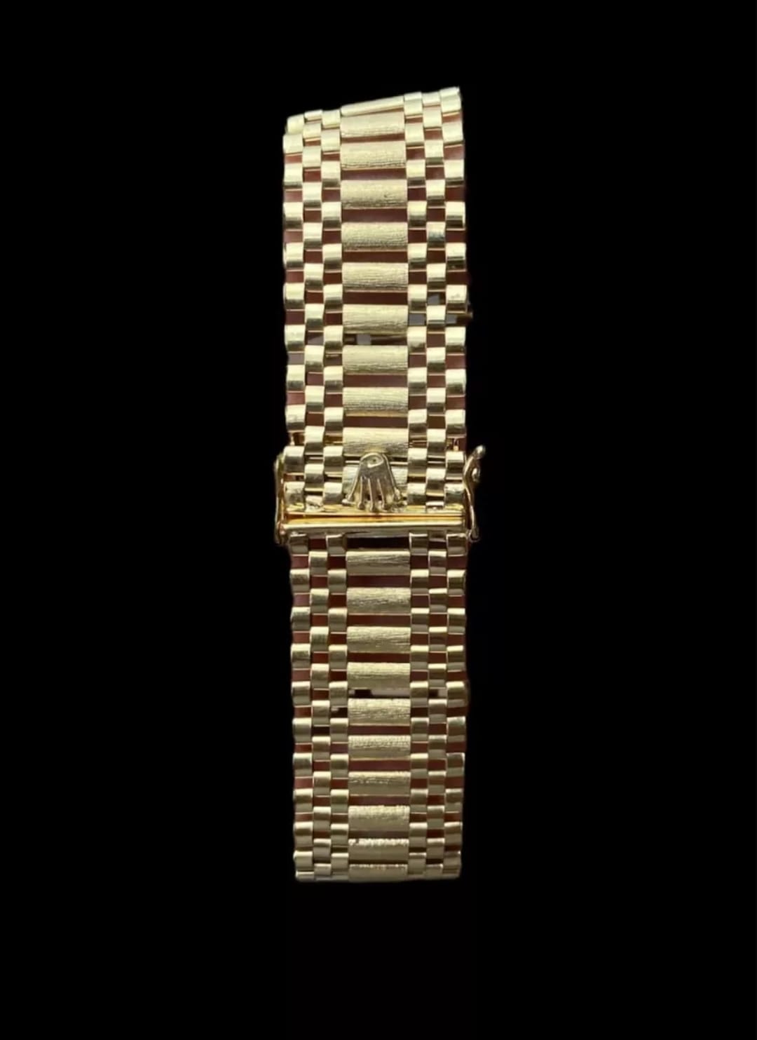 Pulsera Estilo Rolex En Oro De 14 Kilates + Regalo