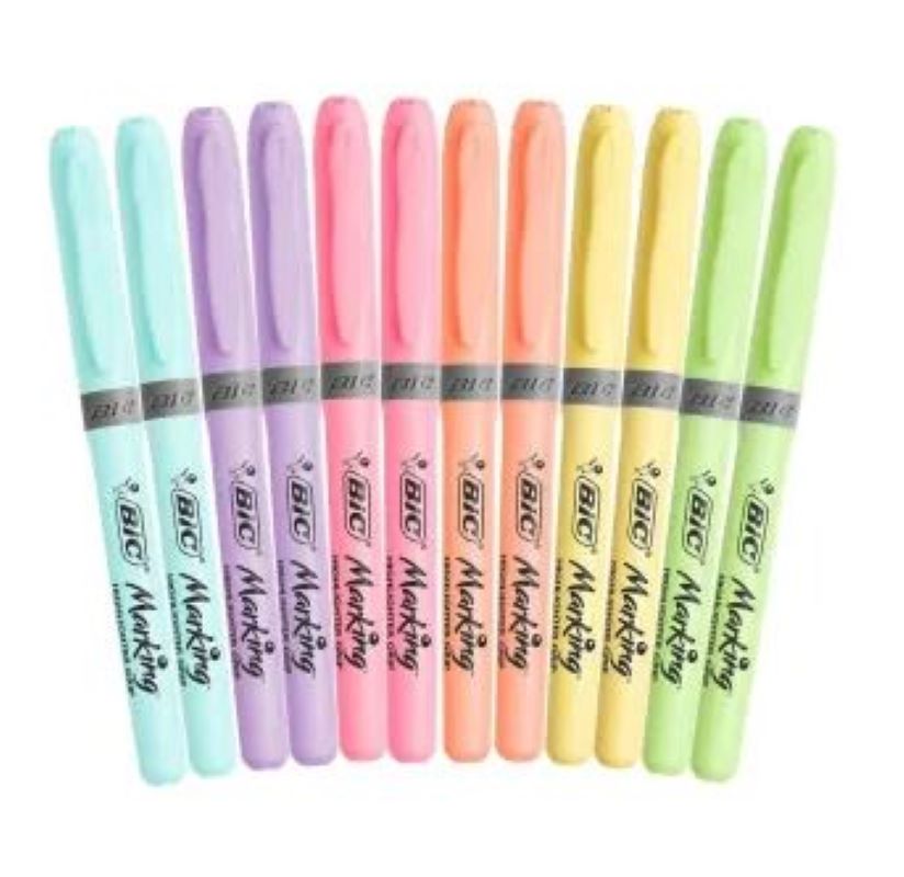 Marcadores Bic  980029368 Marking Pastel 12 pzas